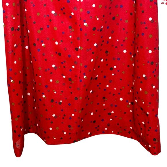 Vintage Union Made Lady Windsor Size 16 Made in the USA Polka Dot Dress - Picture 5 of 11